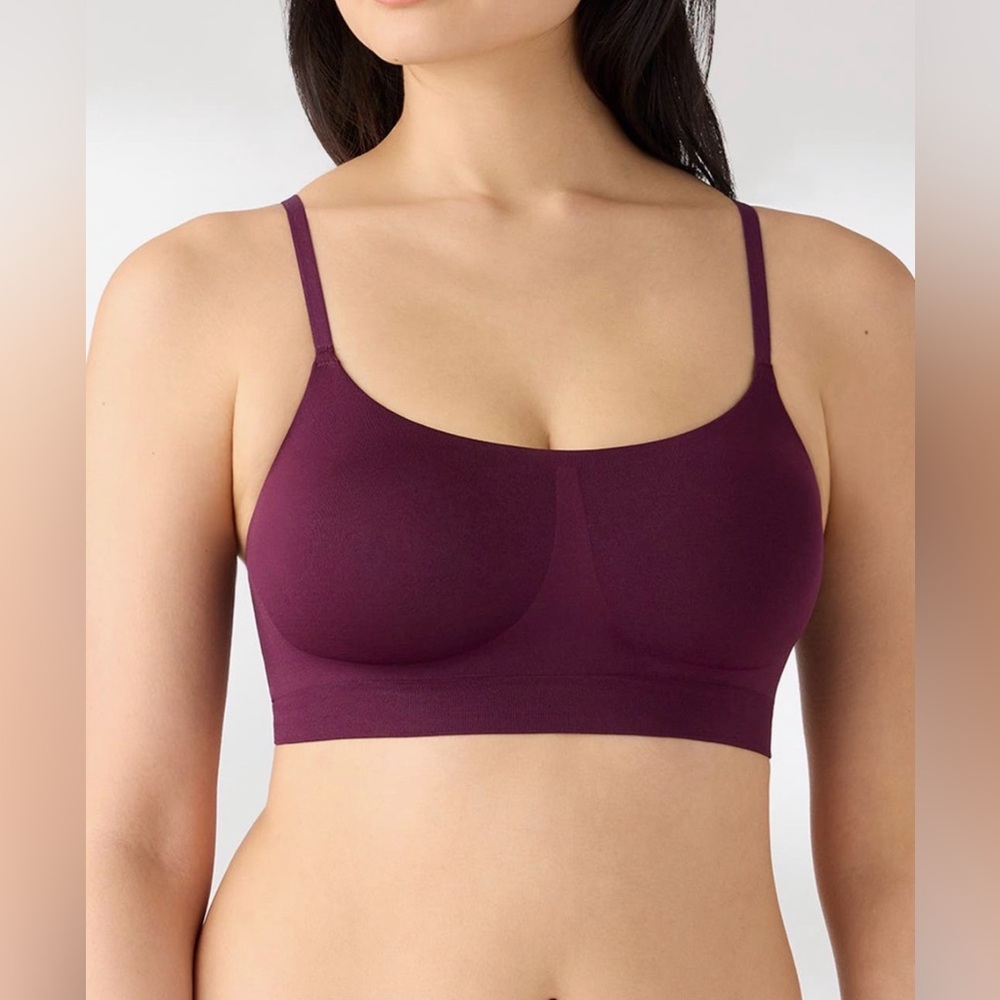 True and Co Seamless Purple Bra NWT Sz Small
